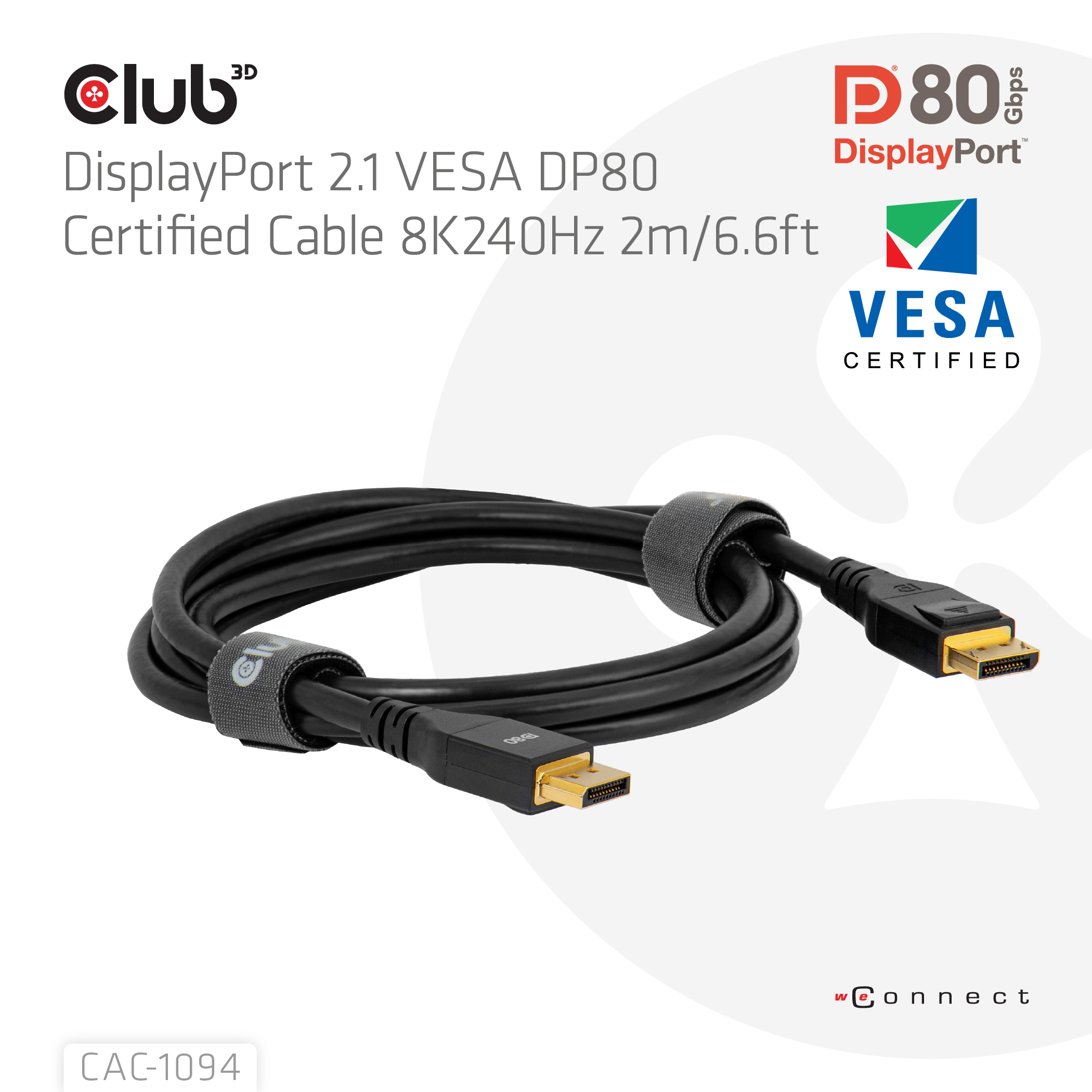 CLUB3D CAC-1094 cavo DisplayPort