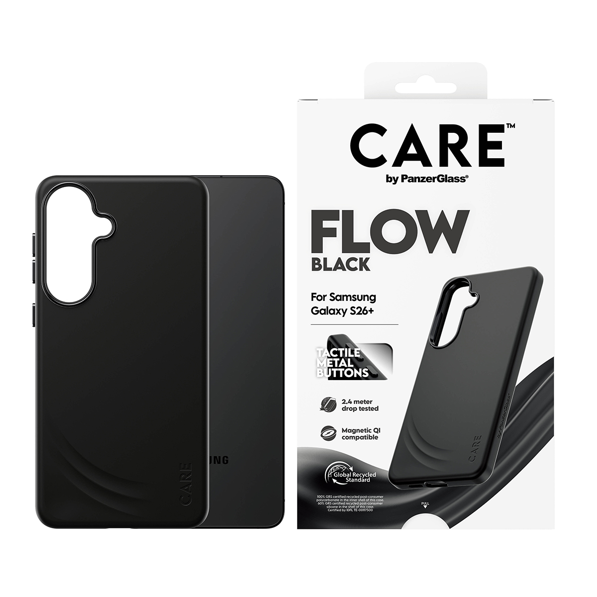 PanzerGlass CARE™ by PanzerGlass® Flow Case Black w. Qi Samsung Galaxy S26+ – image 2