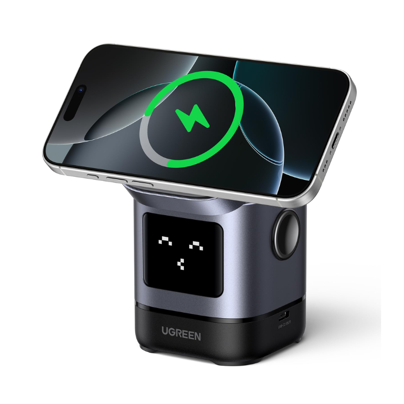 Ugreen 6941876247752 mobile device charger Smartphone, Headphones Black USB Wireless charging Indoor