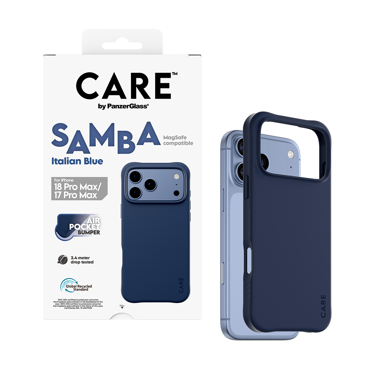 PanzerGlass CARE™ by PanzerGlass® Samba Case Italian Blue w. MagSafe iPhone 18 Pro Max | 17 Pro Max – image 5