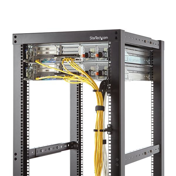 1 HE Rack Kabelführung/ Kabelmanagement D-Ring - 5,7x10cm