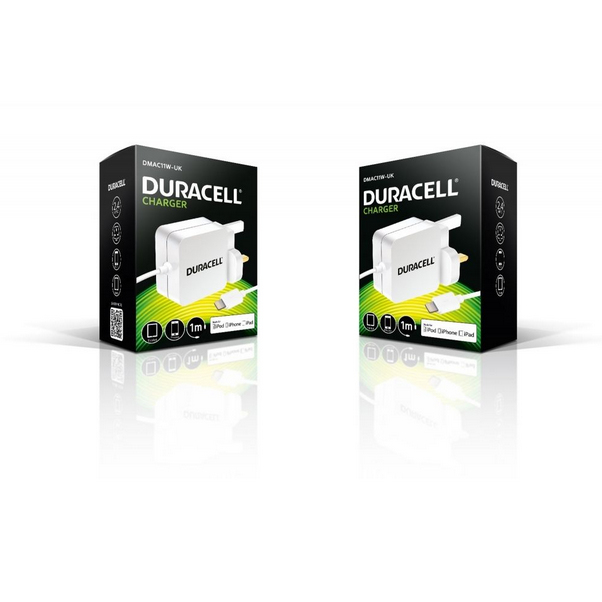 Duracell DMAC11W-UK mobile device charger MP3, Smartphone White AC Indoor – image 3