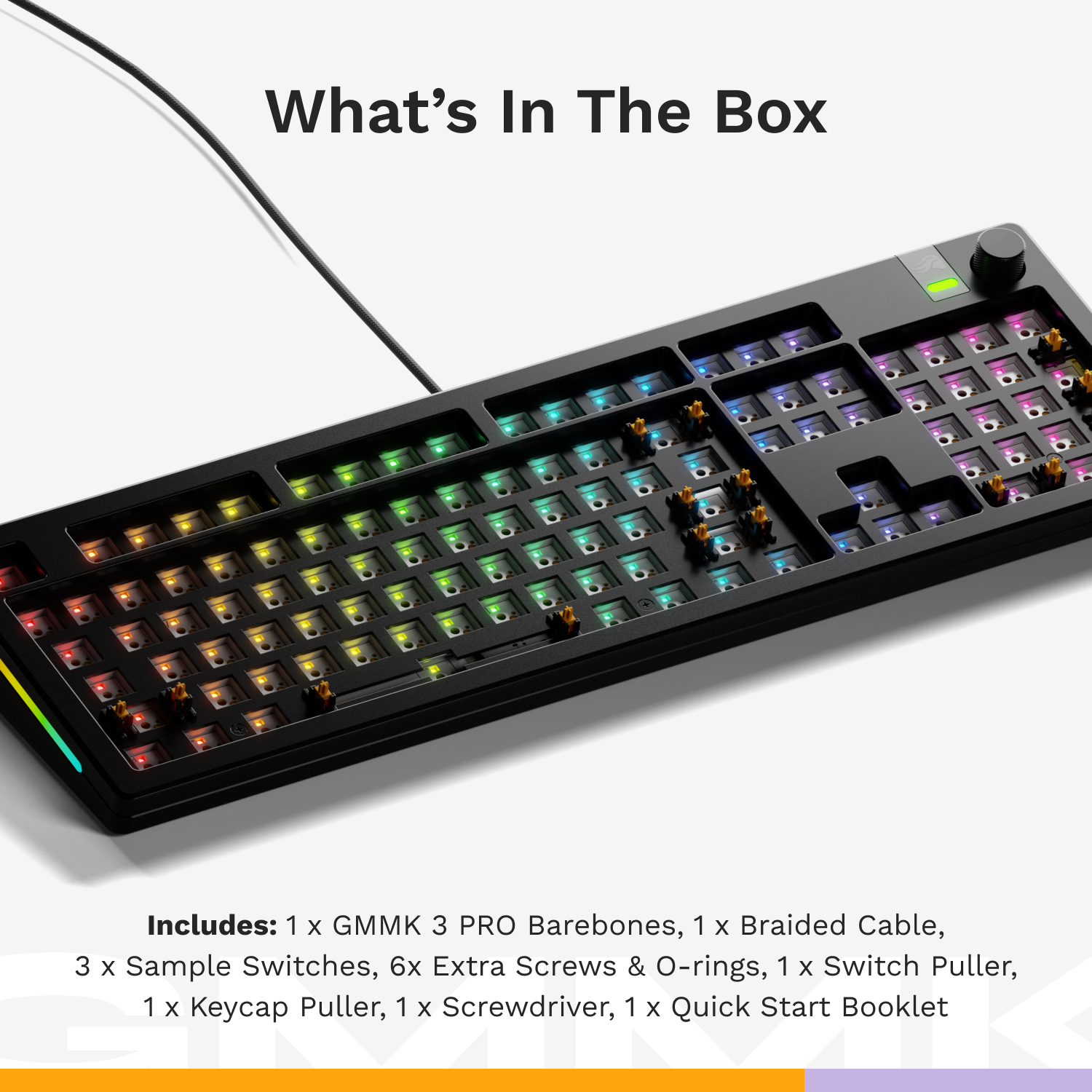 Glorious Gaming GMMK 3 PRO 100% Barebones – image 6