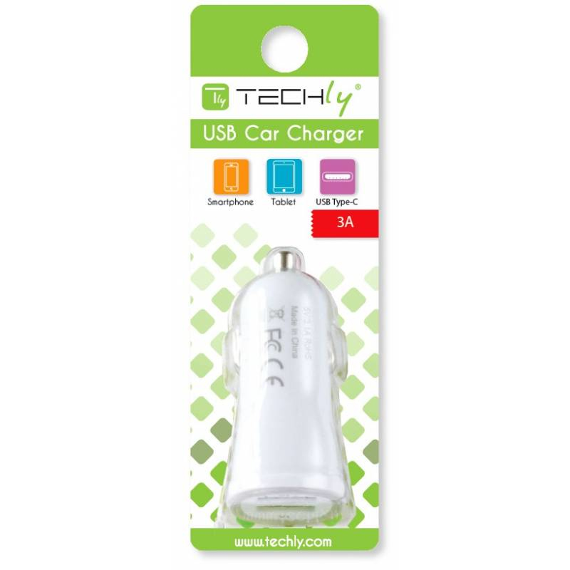 Techly Car Charger USB Type C with output – image 2