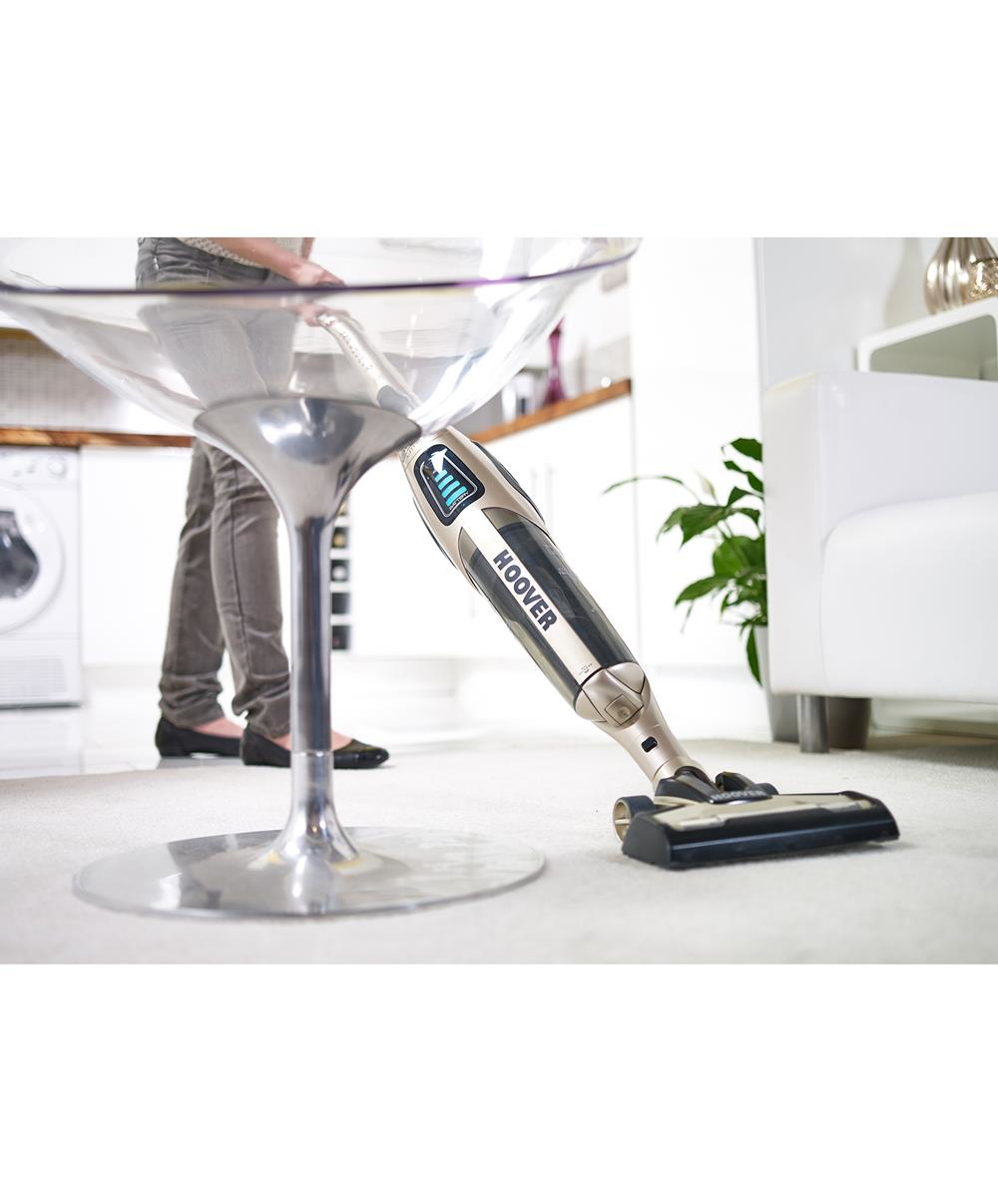 Hoover UNP252C001 stick vacuum/electric broom Bagless Black, Gold – image 9