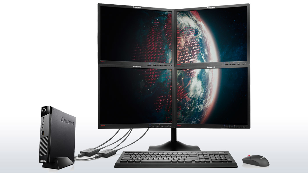 Lenovo ThinkCentre M93p Intel® Core™ i3 i3-4150T 4 GB DDR3-SDRAM 508 GB HDD+SSD Windows 7 Professional Small Desktop Mini PC Black image 3