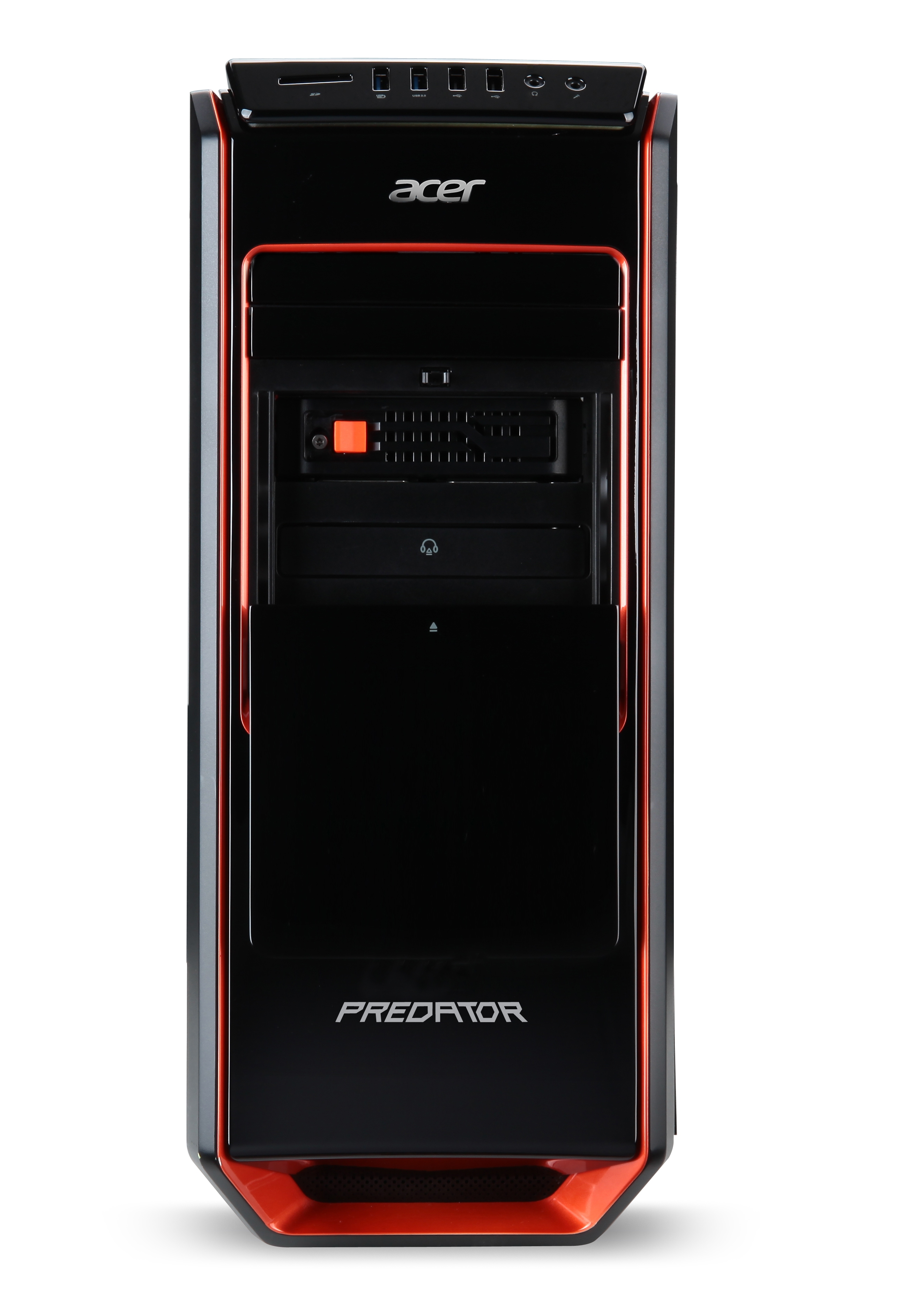 Acer Predator G3-605 I9918 BE Intel® Core™ i7 i7-4790 12 GB DDR3L-SDRAM 1.25 TB HDD+SSD AMD Radeon R9 270 Windows 8.1 Tower PC Black, Orange image 2