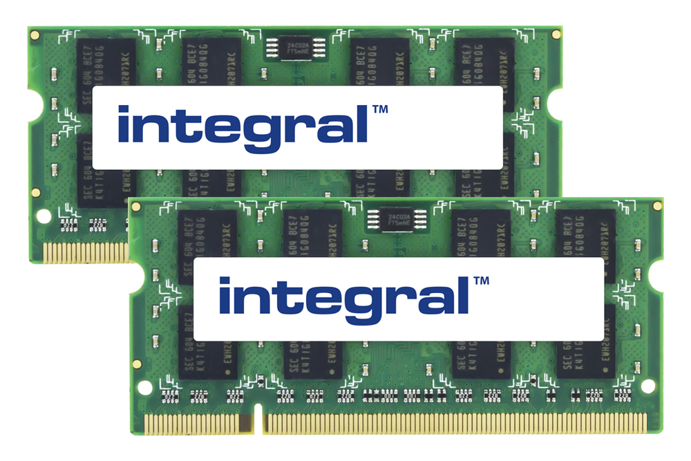 Integral 4GB (2X2GB) LAPTOP RAM MODULE KIT DDR2 533MHz SODIMM