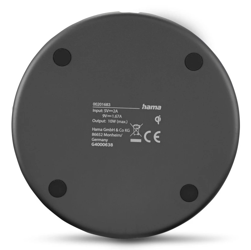 Hama 00086412 mobile device charger Smartphone Black USB Wireless charging Fast charging Indoor – image 3