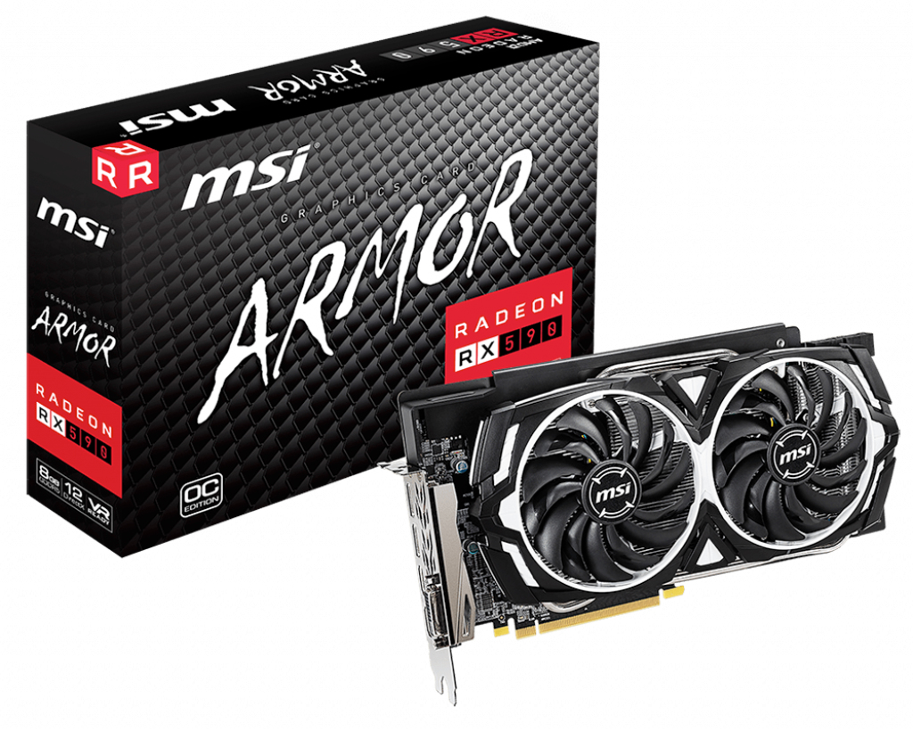 MSI ARMOR V341-295R graphics card AMD Radeon RX 590