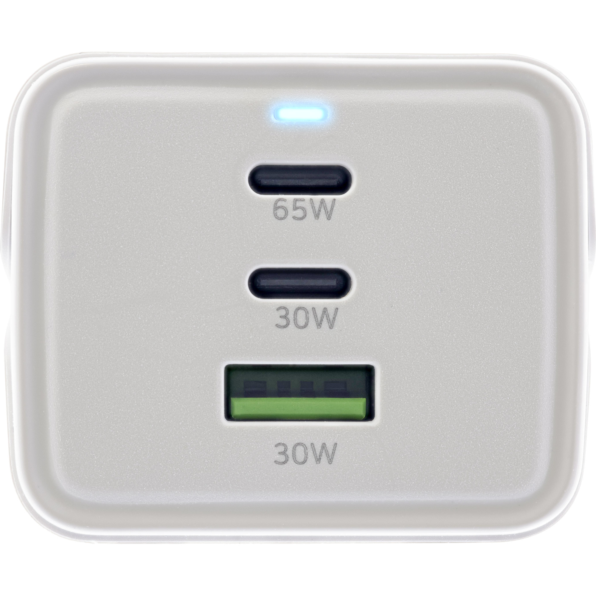 InLine USB power supply, GaN charger, 2x USB-C, 1x USB-A, PD 3.0, safety socket – image 2