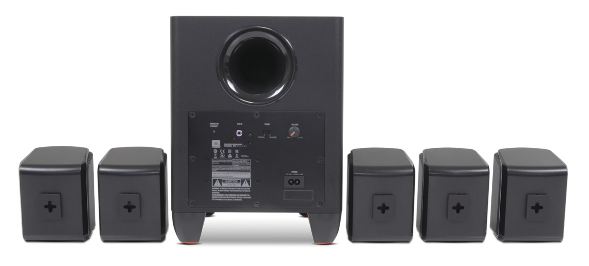 JBL Cinema 510 speaker set Home theatre Black 5.1 channels 50 W image 4