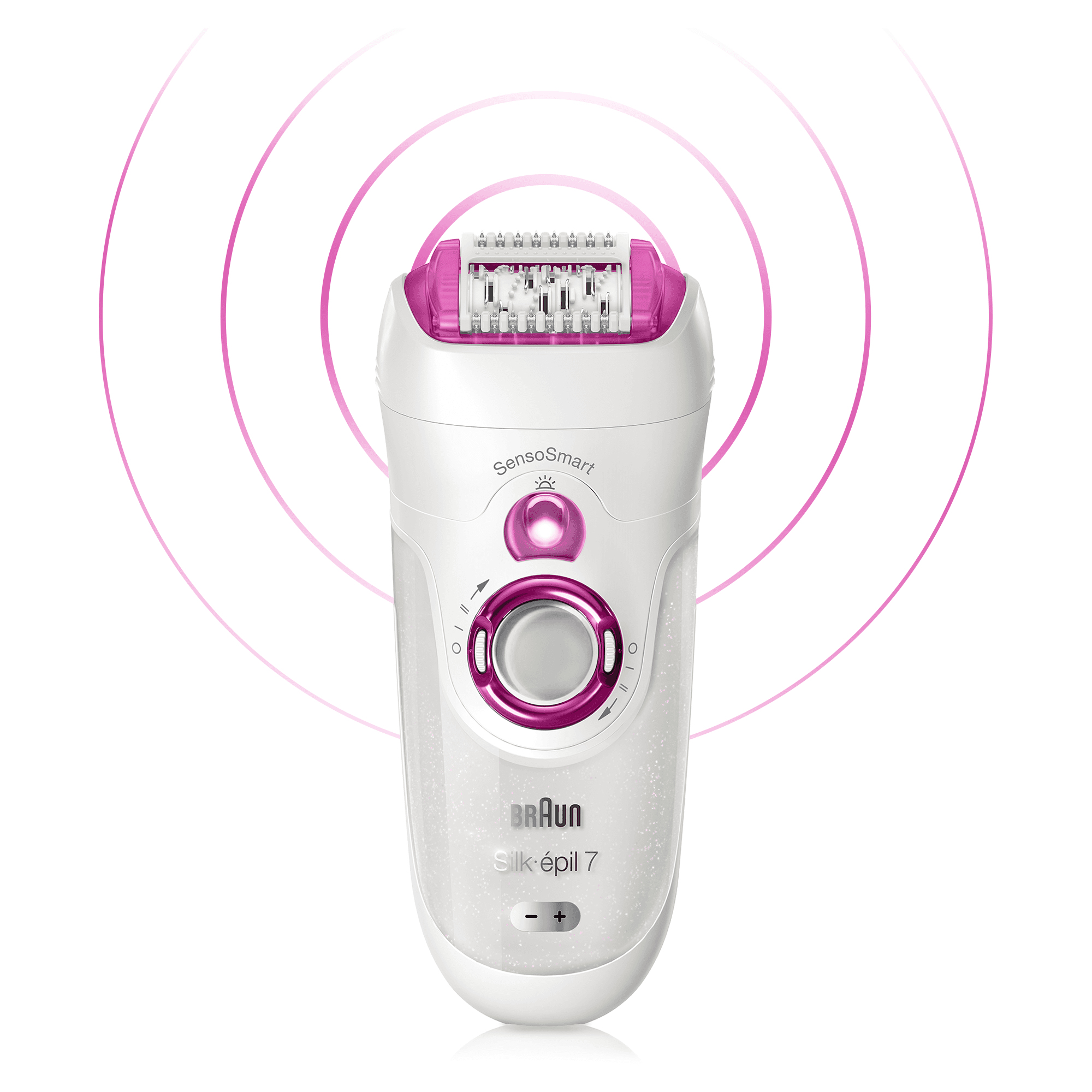 Braun Silk-épil 7 81646969 epilator 40 tweezers White, Pink – image 4