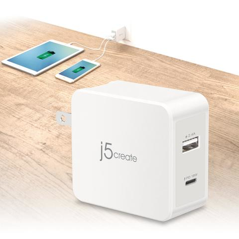 j5create JUP2230 mobile device charger Universal White AC Indoor – image 3