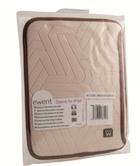 Ewent EW2668 tablet case Sleeve case Beige – image 2