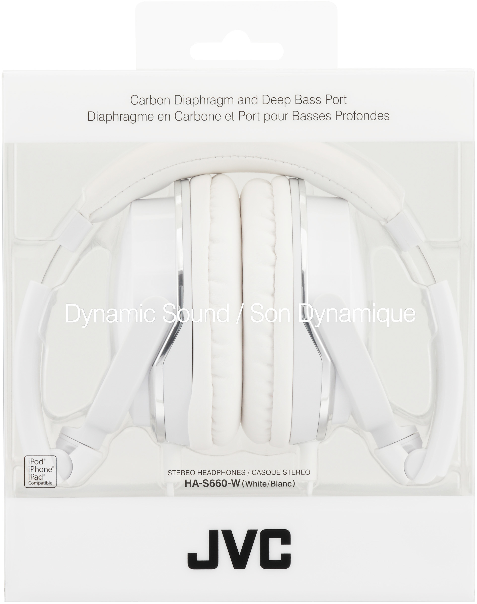 JVC HA-S660 Headphones Wired Head-band Music White image 2