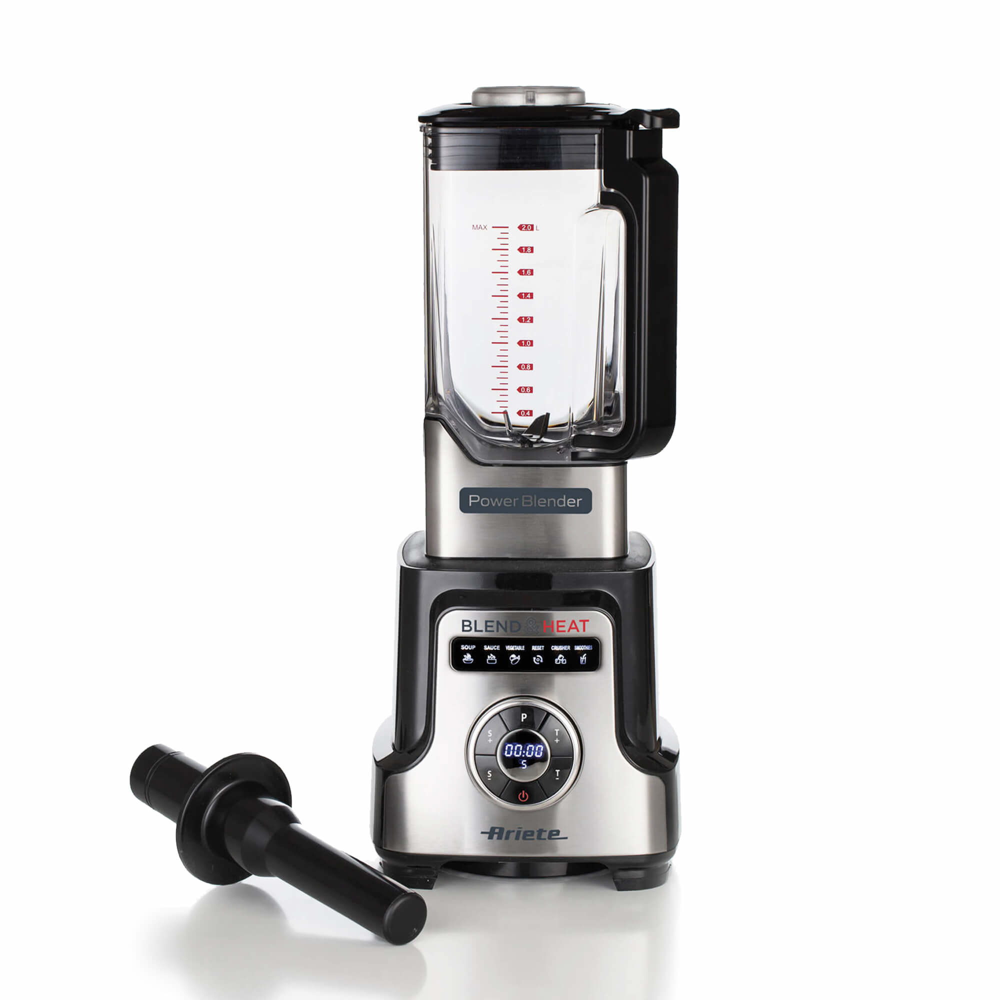Ariete 0578/00 2 L Tabletop blender 2000 W Black, Stainless steel – image 1