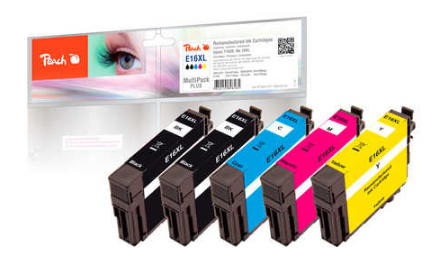 Peach Combi Pack Plus, compatible with Epson T1636, T163