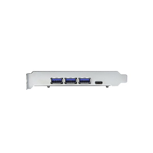 StarTech.com 4-Port USB 3.1 PCIe Card - 3x USB-A and 1x USB-C - 2x Dedicated Channels – image 2