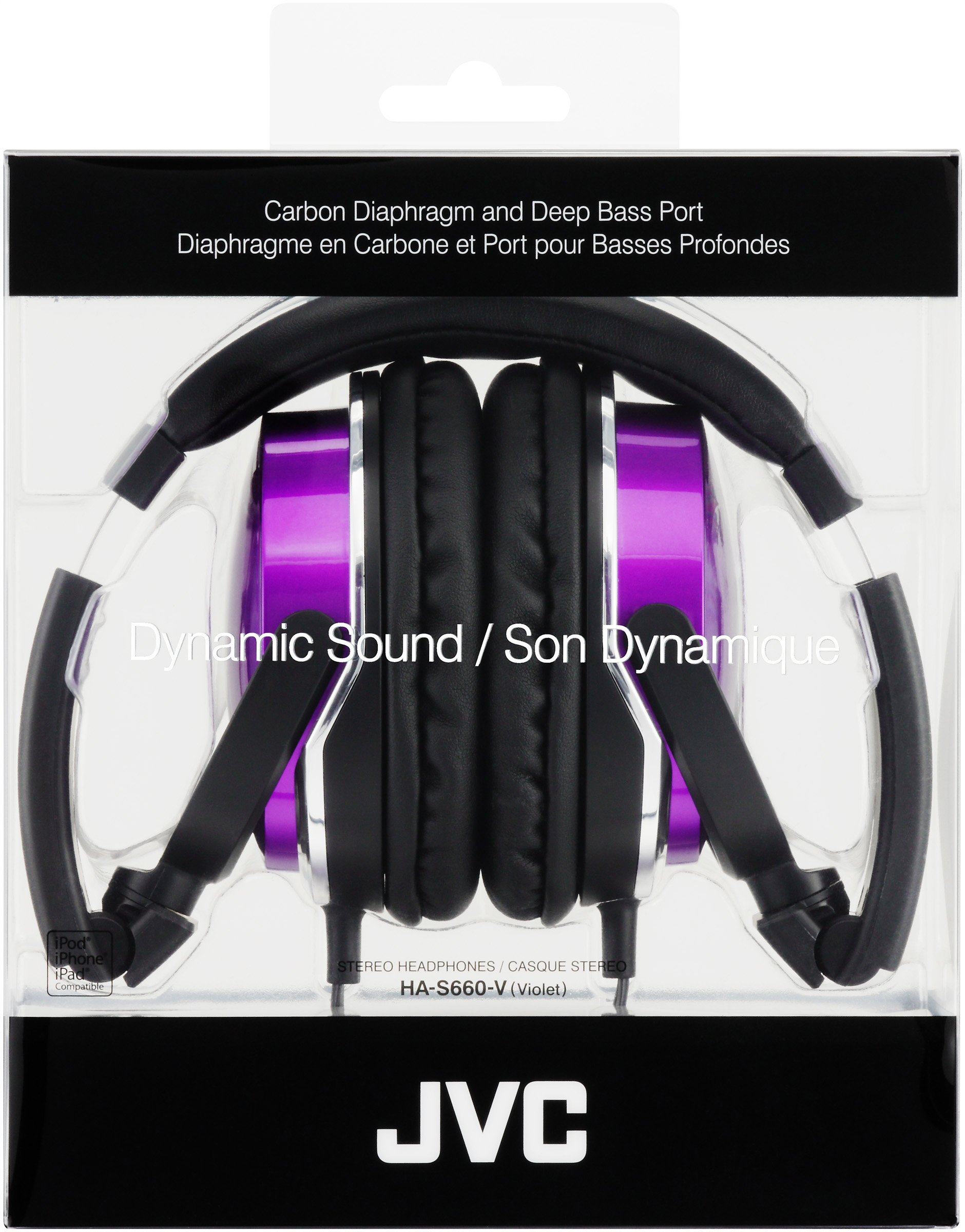 JVC HA-S660 Headphones Wired Head-band Violet image 2