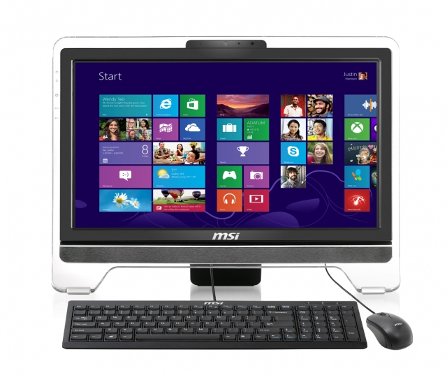 MSI Wind Top AE2031-020XTR All-in-One PC/workstation Intel® Celeron® B830 50.8 cm (20″) 1600 x 900 pixels Touchscreen 4 GB DDR3-SDRAM 500 GB HDD FreeDOS Black image 5