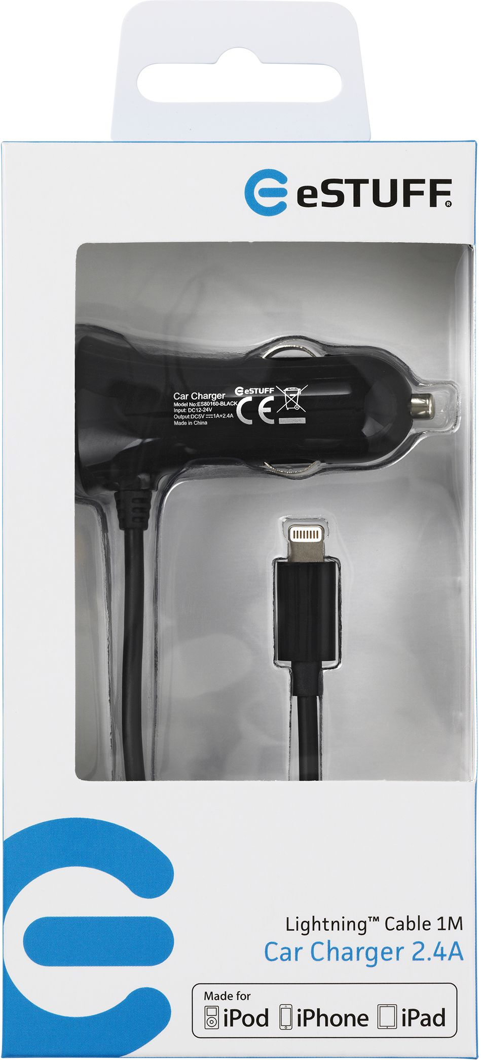 eSTUFF ES80160-BLACK mobile device charger Smartphone, Tablet Cigar lighter Auto – image 2
