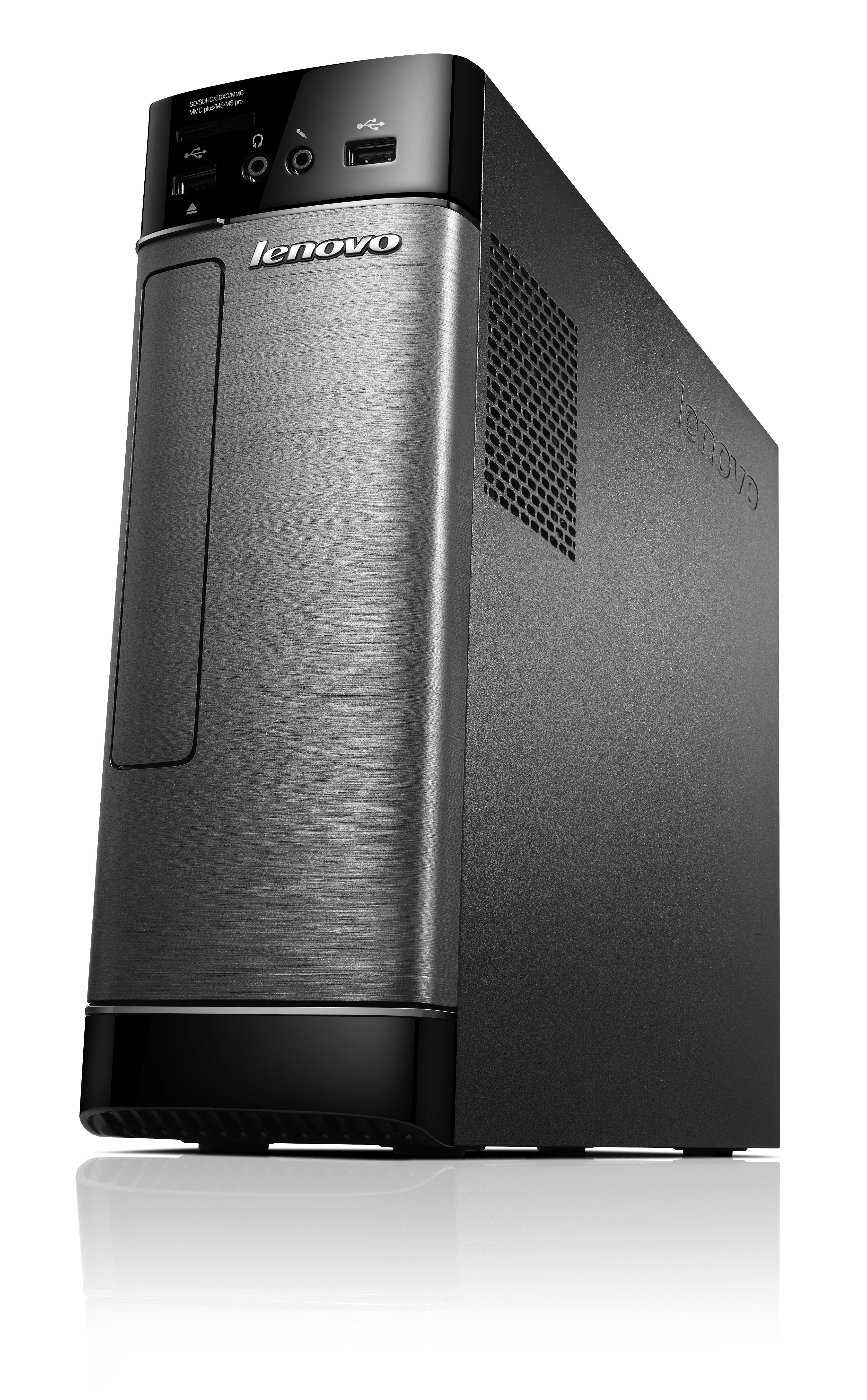 Lenovo Essential H520s Intel® Core™ i5 i5-3350P 8 GB DDR3-SDRAM 1 TB HDD NVIDIA® GeForce® GT 640 Windows 8 SFF PC Black, Metallic