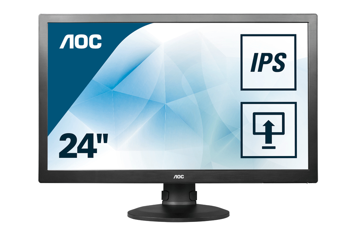 AOC 70 Series I2470PWQU computer monitor 60.5 cm (23.8″) 1920 x 1080 pixels Full HD Black image 7