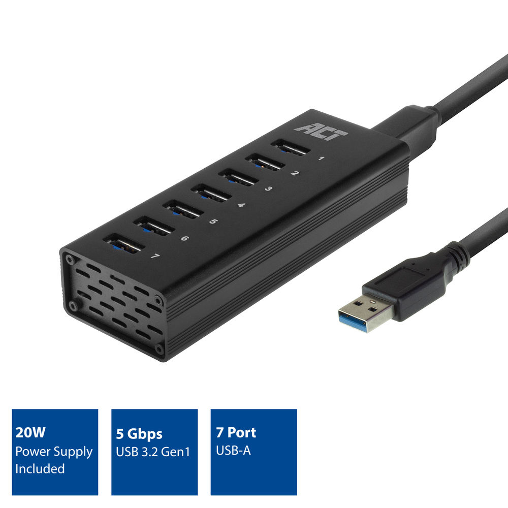 ACT USB hub 3.0 7 port – image 4