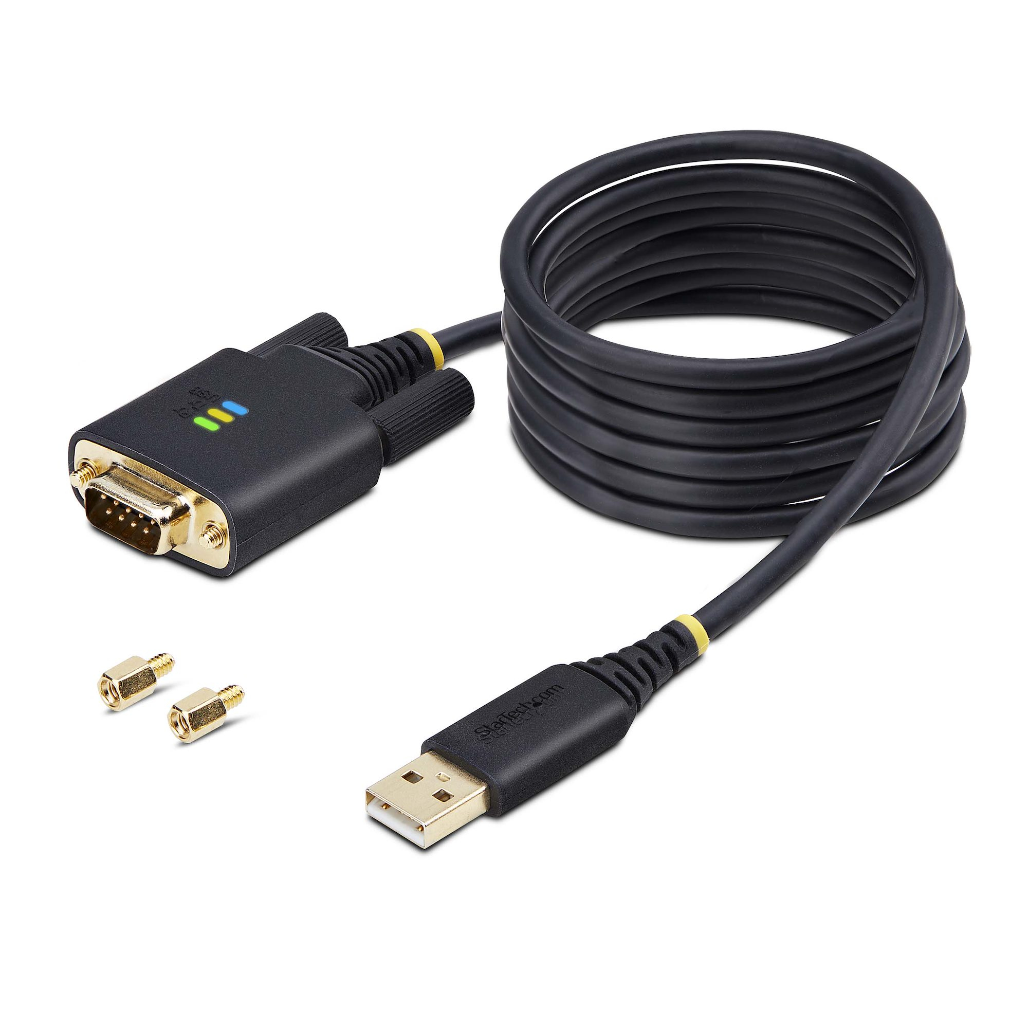 Resim StarTech.com 1P6FFC-USB-SERIAL 2m USB - DB9 Seri Adaptör Kablosu, Siyah