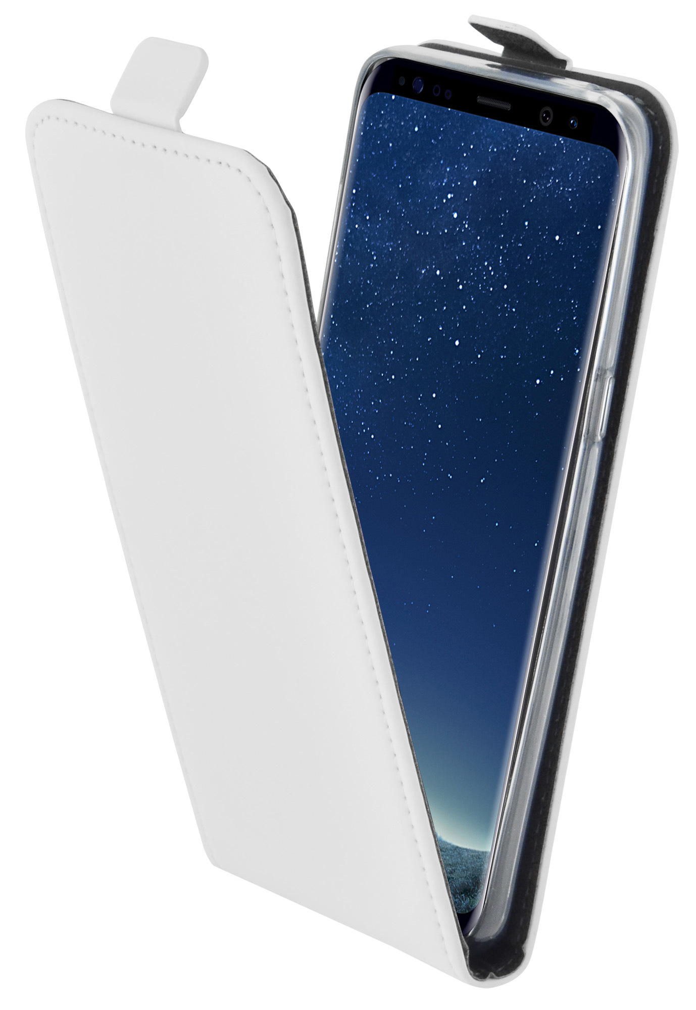 Mobiparts Premium Flip TPU Case Samsung Galaxy S8 White