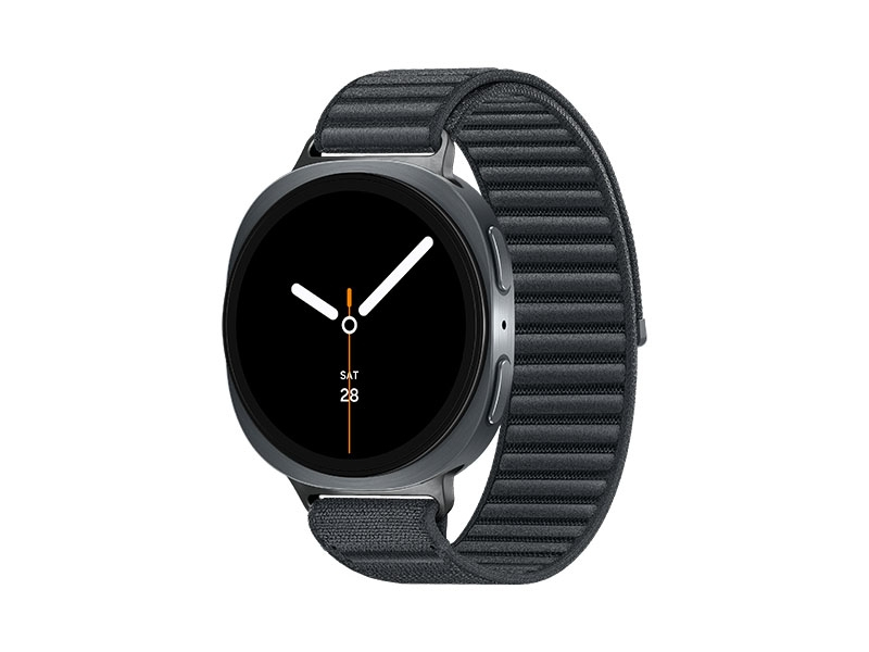 Samsung Galaxy Watch 8, Bluetooth, 44mm, Sport Band, Graphite, S/M + Fabric Band, Graphite, S/M