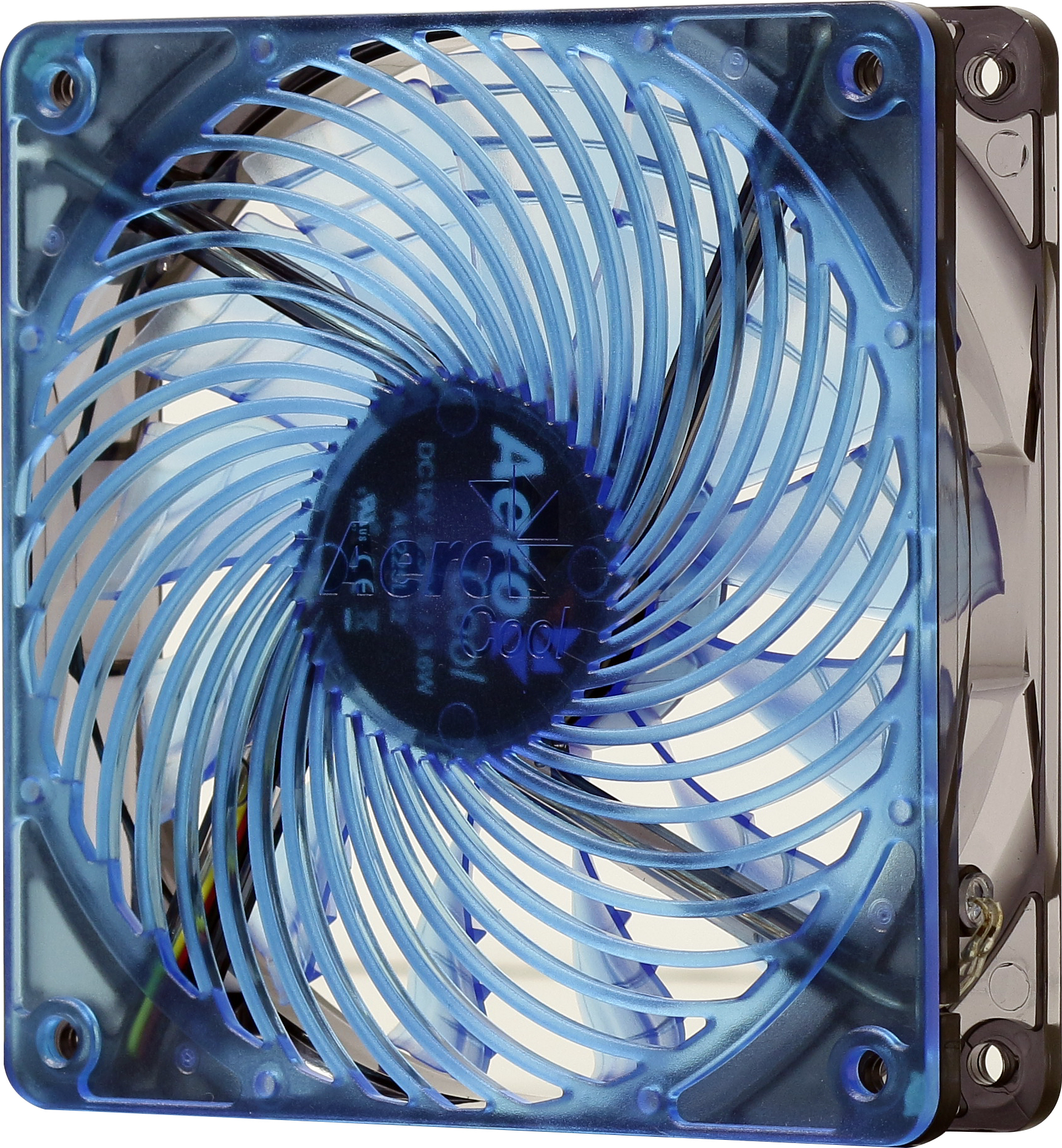 Aerocool Air Force Computer case Fan 11.5 cm Black, Blue image 3