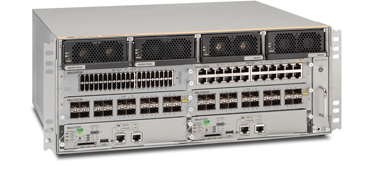 Allied Telesis AT-SBX3106 nätverksutrustningschassin Grå