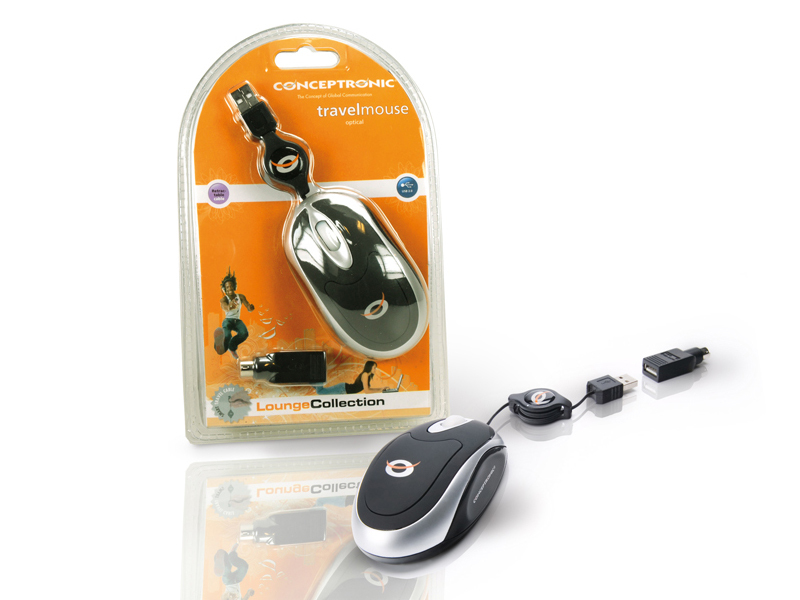 Conceptronic Lounge’n’LOOK Travel Mouse – image 3