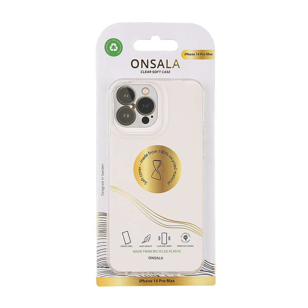 Onsala Phone Case Recycled TPU Transparent - iPhone 14 Pro Max – image 2