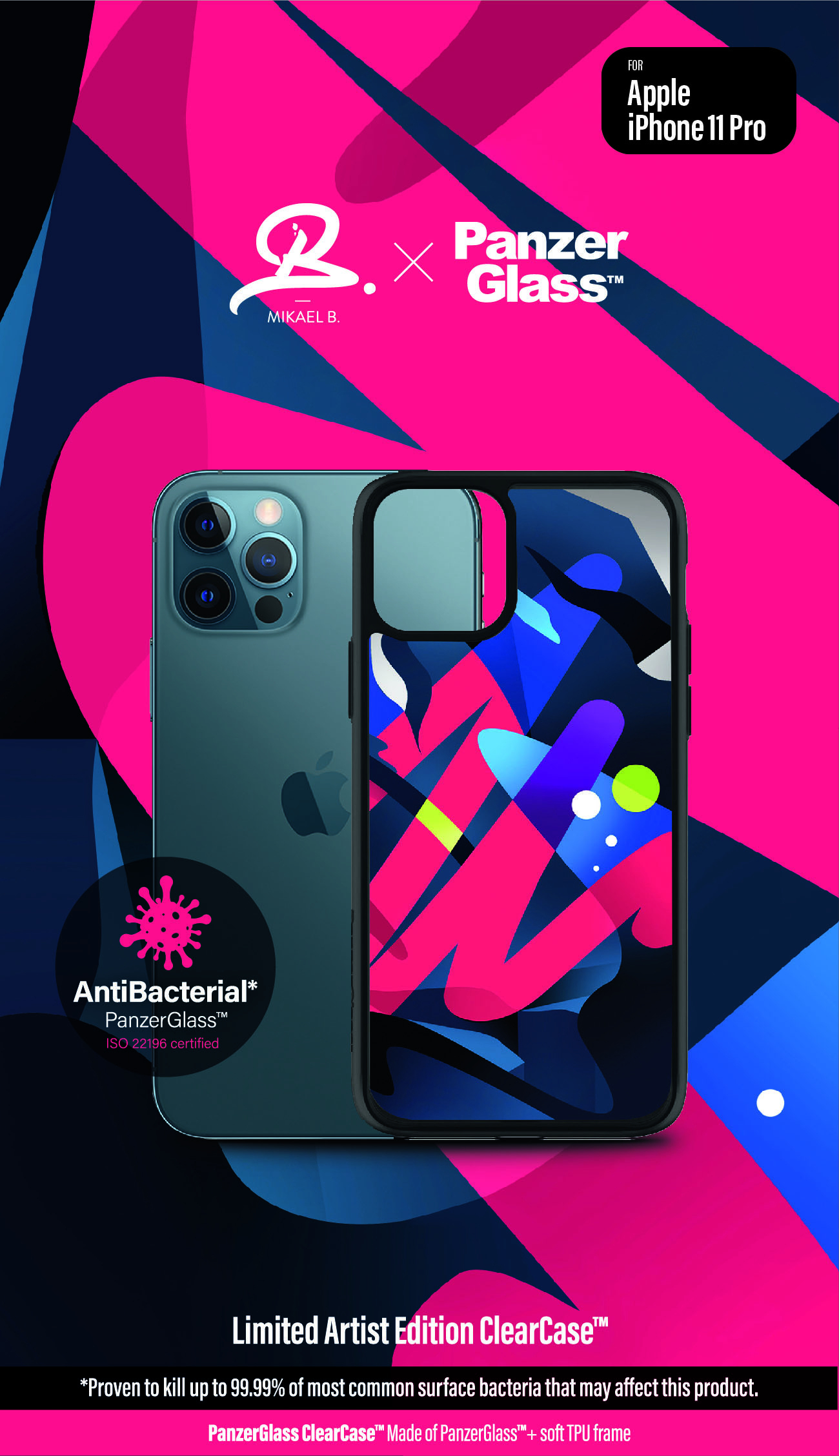PanzerGlass ® ClearCase™ iPhone 11 Pro - Mikael B Limited Artist Edition – image 9