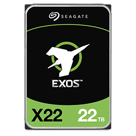 Seagate Exos X22 внутренний жесткий диск 22 TB 7200 RPM 512 MB 3.5" SAS