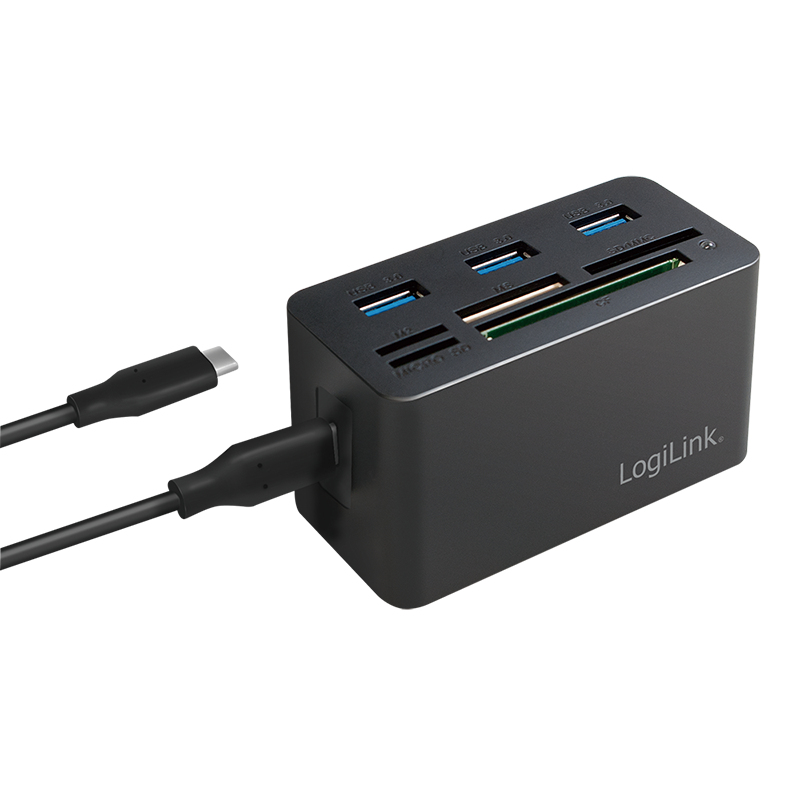 LogiLink CR0046 laptop dock/port replicator Wired USB 3.2 Gen 1 (3.1 Gen 1) Type-C Black – image 2
