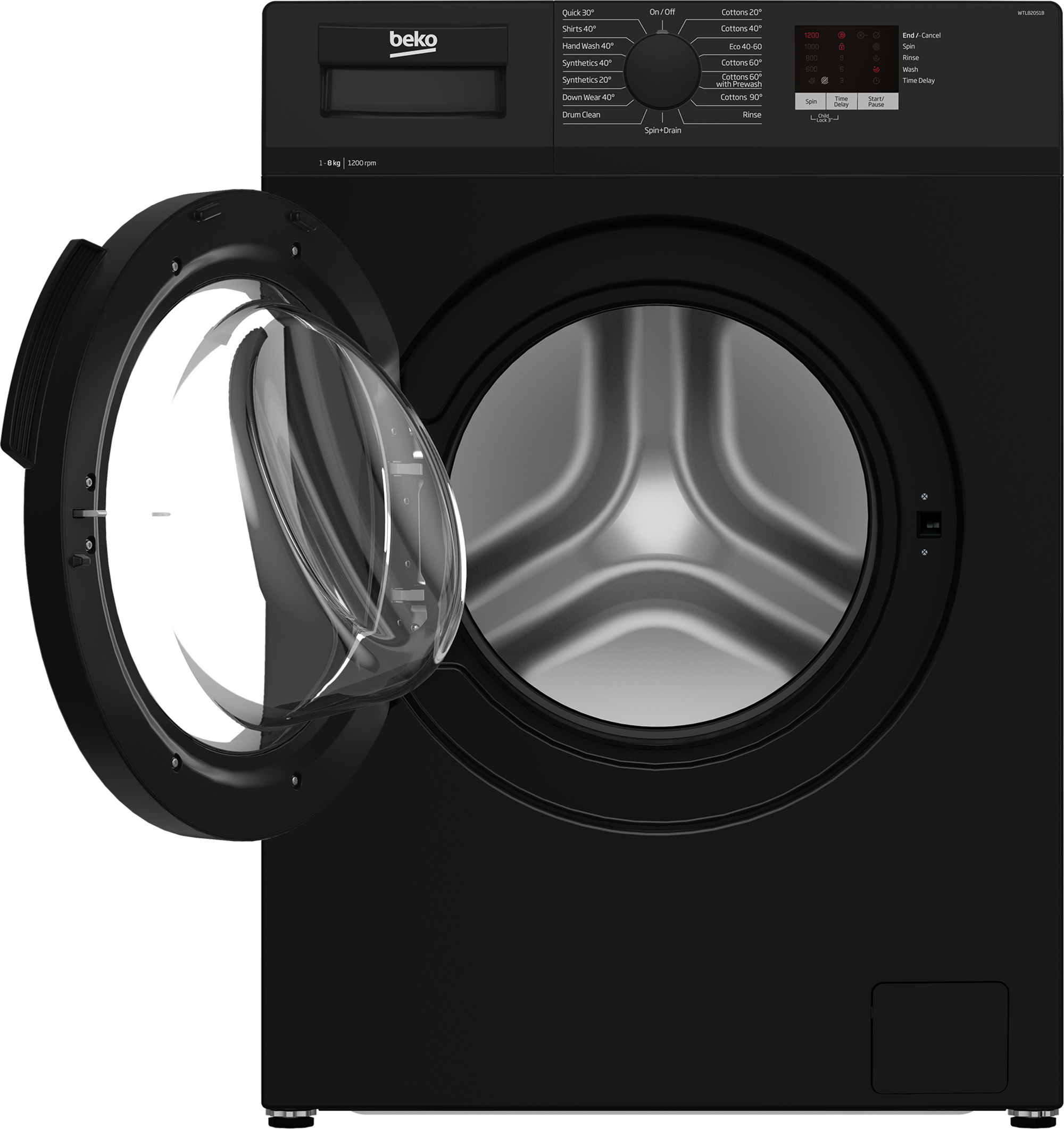 Beko b100 WTL82051B Freestanding – image 3