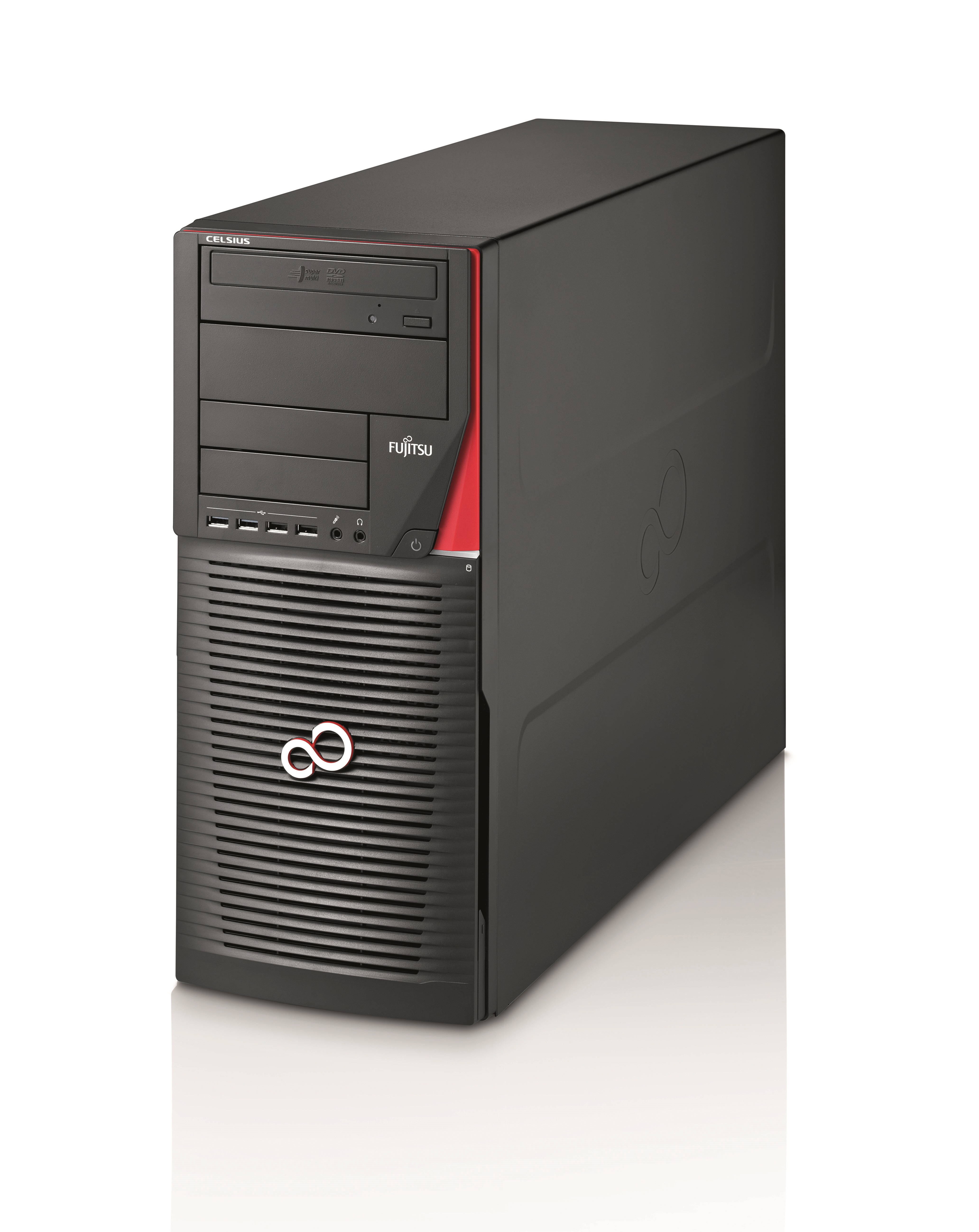 Fujitsu CELSIUS R930 Intel® Xeon® E5 V2 Family E5-2630V2 32 GB DDR3-SDRAM 1.25 TB HDD+SSD Windows 7 Professional Workstation Black image 3