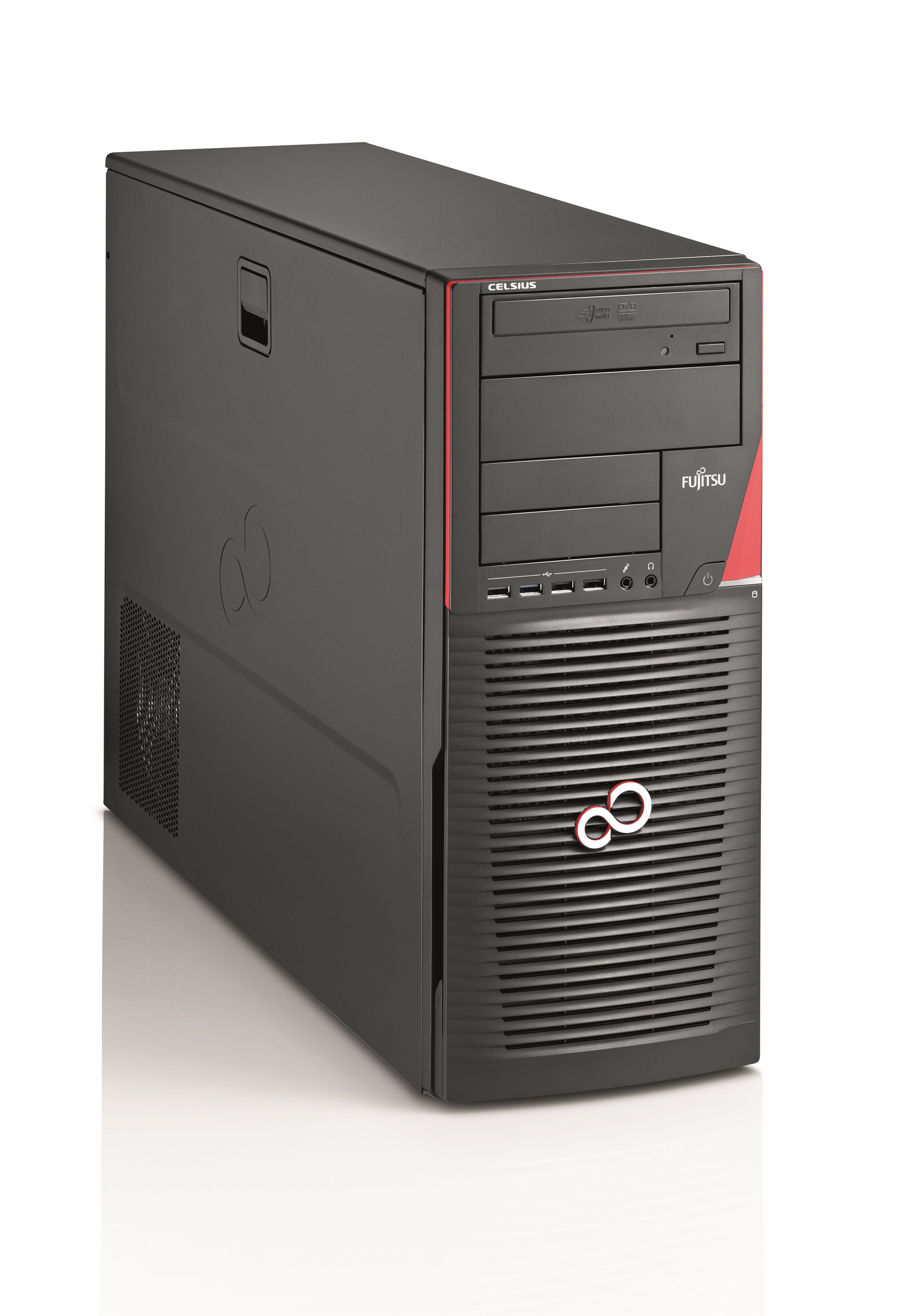 Fujitsu CELSIUS R930 Intel® Xeon® E5 V2 Family E5-2630V2 32 GB DDR3-SDRAM 1.25 TB HDD+SSD Windows 7 Professional Workstation Black image 4