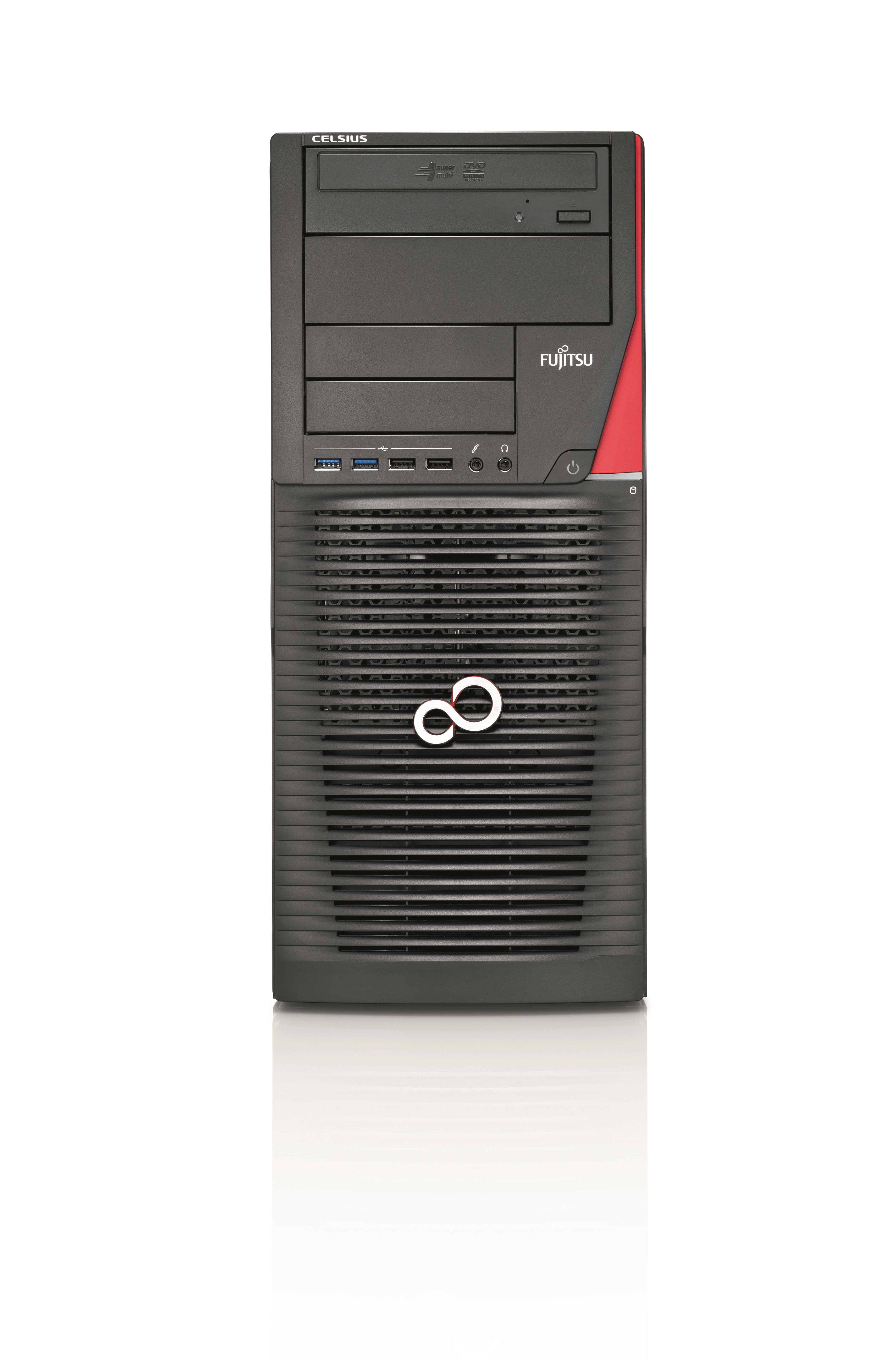 Fujitsu CELSIUS R930 Intel® Xeon® E5 V2 Family E5-2630V2 32 GB DDR3-SDRAM 1.25 TB HDD+SSD Windows 7 Professional Workstation Black image 2
