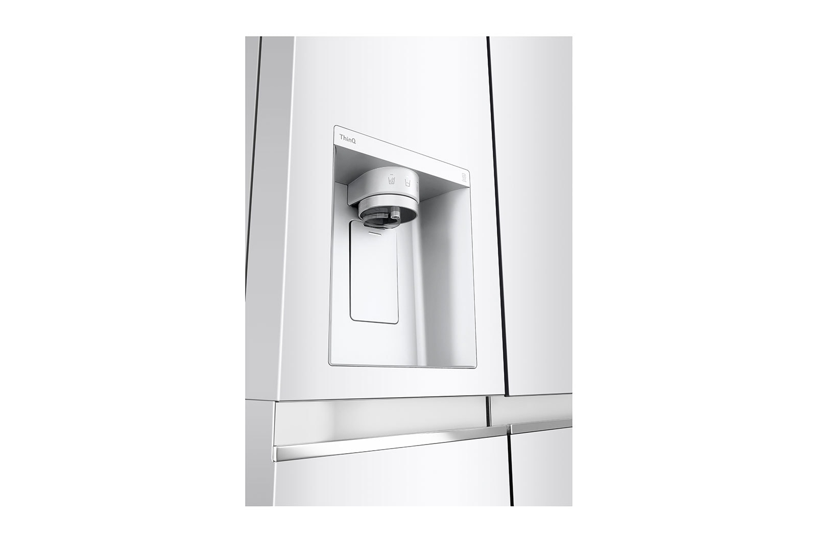 LG GSLV71SWTM side-by-side refrigerator Freestanding – image 4