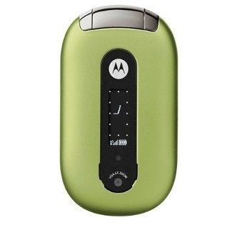 Motorola U6 PEBL Lime Green