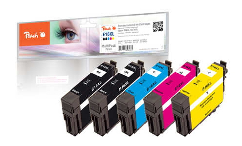 Peach PI200-279 ink cartridge Black, Cyan, Magenta, Yellow