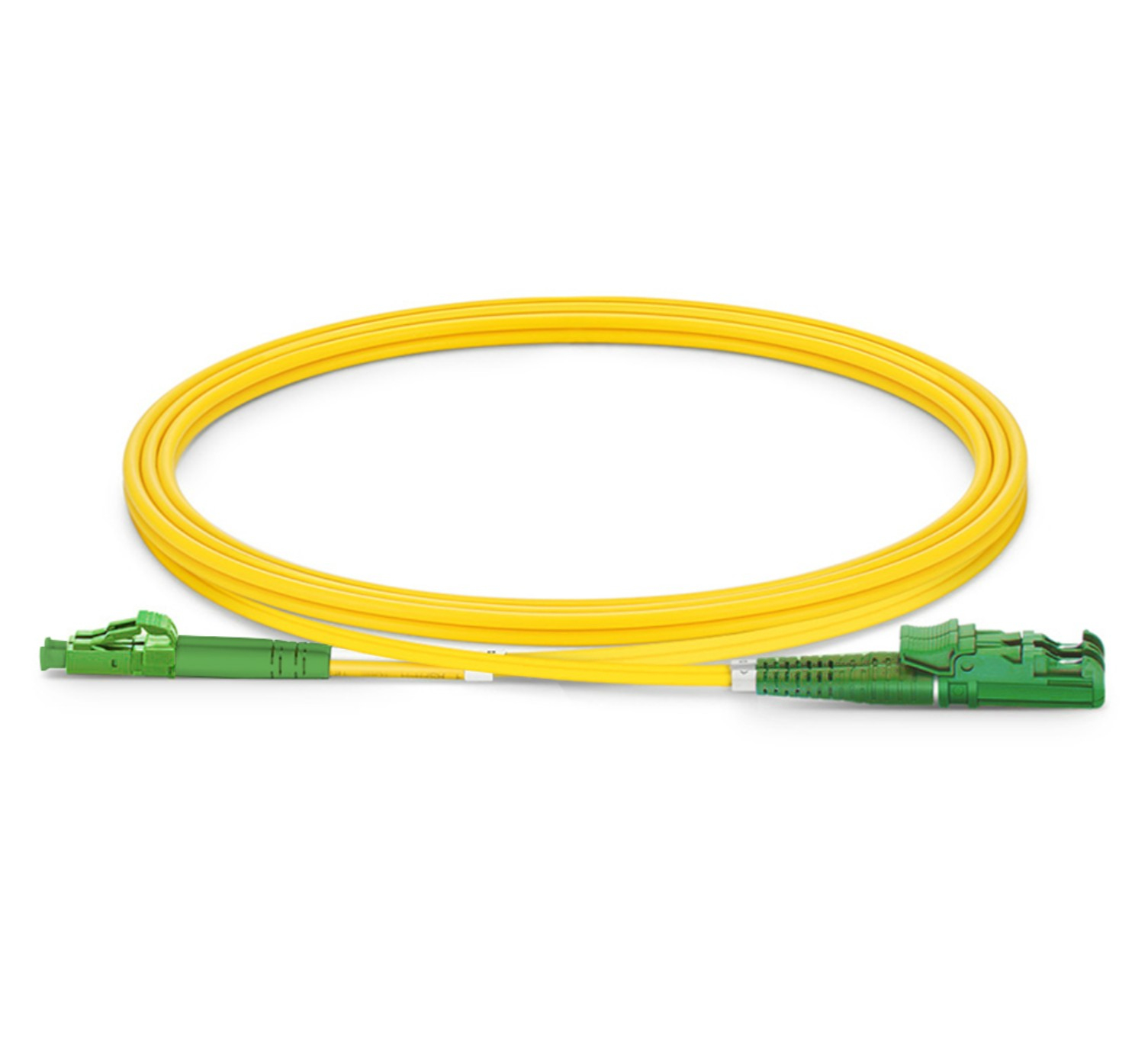 Equip Patchkabel E2000/APC->LC/APC  7.00m SM Duplex OS2 gelb Lichtwellenleiterkab
