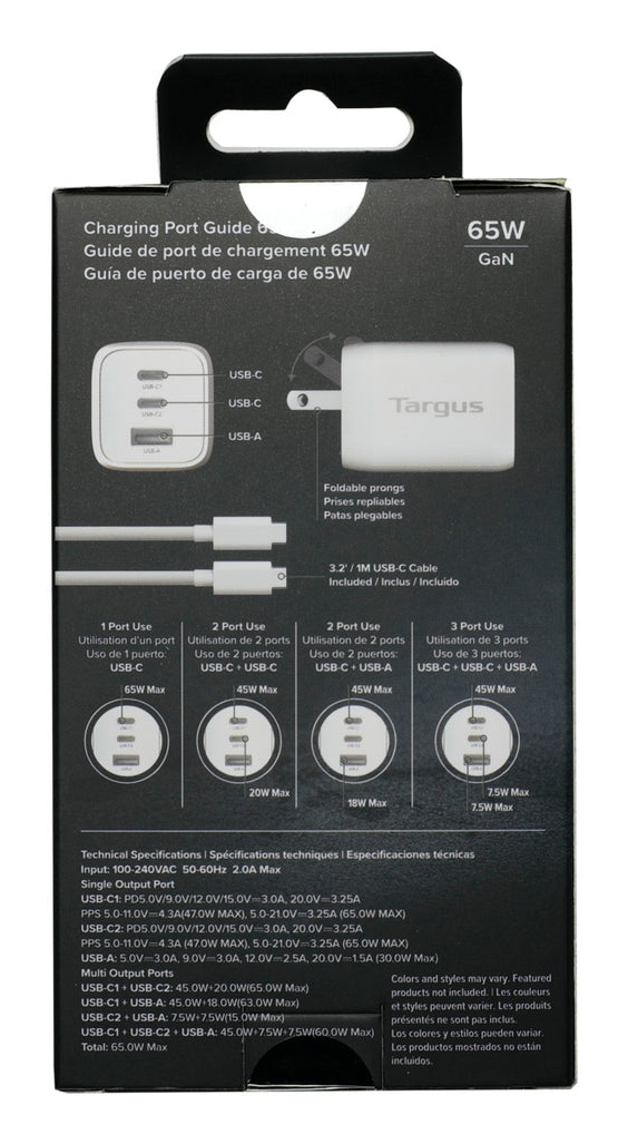 Targus 65W Multi-Port GaN Wall Charger – image 8