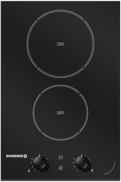 Rosieres RDVE342MPN hob Black Built-in Zone induction hob 2 zone(s)