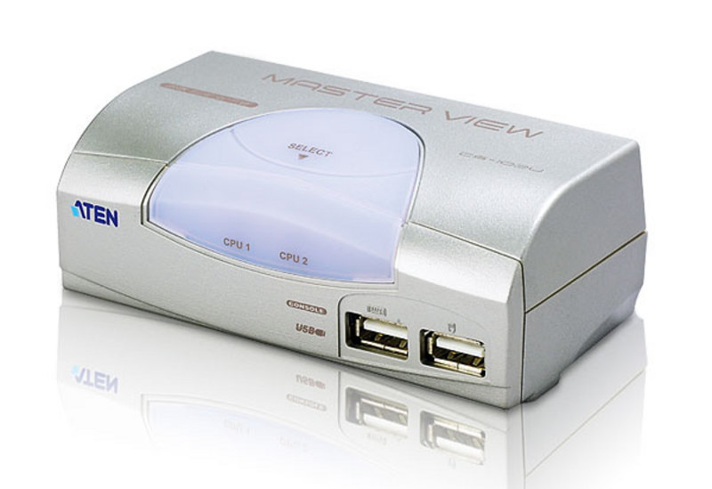 ATEN CS102U-AT KVM switch Silver – image 1